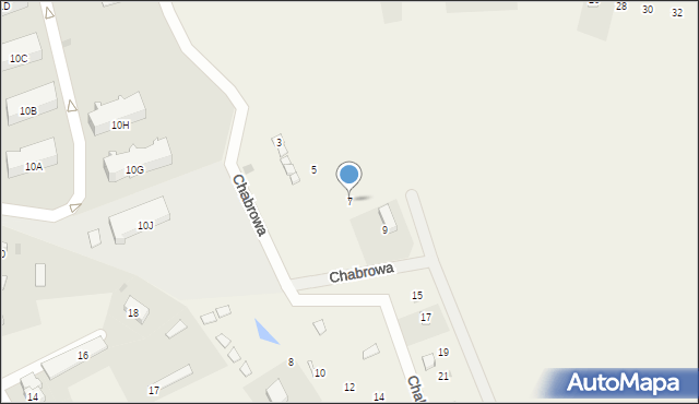 Sztutowo, Chabrowa, 7, mapa Sztutowo