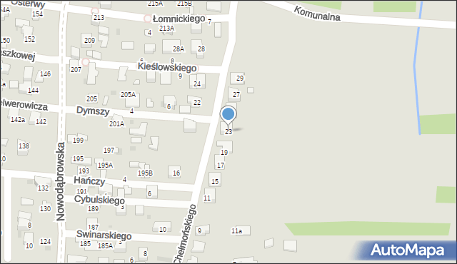 Tarnów, Chełmońskiego Józefa, 23, mapa Tarnów