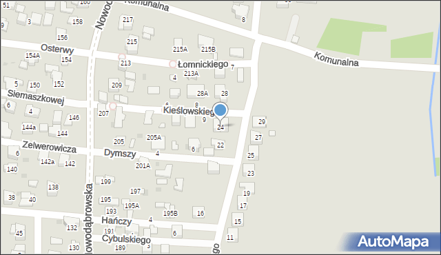 Tarnów, Chełmońskiego Józefa, 24, mapa Tarnów