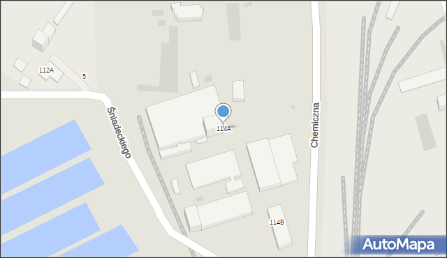 Tarnów, Chemiczna, 114A, mapa Tarnów