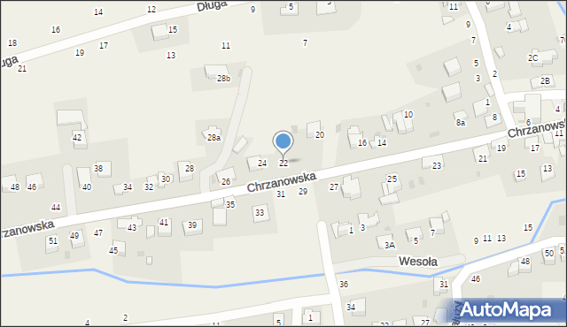 Tenczynek, Chrzanowska, 22, mapa Tenczynek