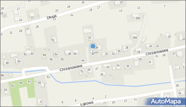 Tenczynek, Chrzanowska, 40, mapa Tenczynek