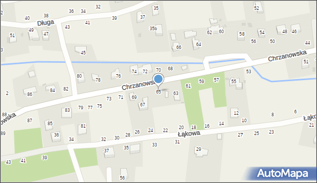 Tenczynek, Chrzanowska, 65, mapa Tenczynek