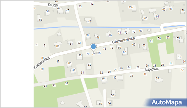 Tenczynek, Chrzanowska, 77, mapa Tenczynek