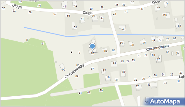 Tenczynek, Chrzanowska, 86, mapa Tenczynek