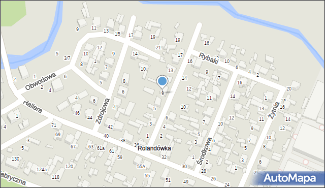 Tomaszów Mazowiecki, Chłodna, 9, mapa Tomaszów Mazowiecki