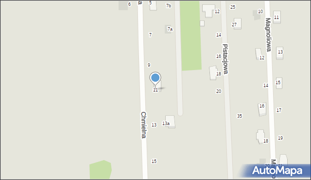 Tomaszów Mazowiecki, Chmielna, 11, mapa Tomaszów Mazowiecki