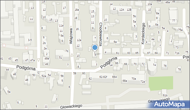 Toruń, Chodkiewicza Jana Karola, hetm., 3, mapa Torunia