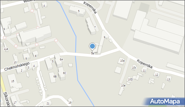 Trzcianka, Chełmońskiego Józefa, 5a, mapa Trzcianka