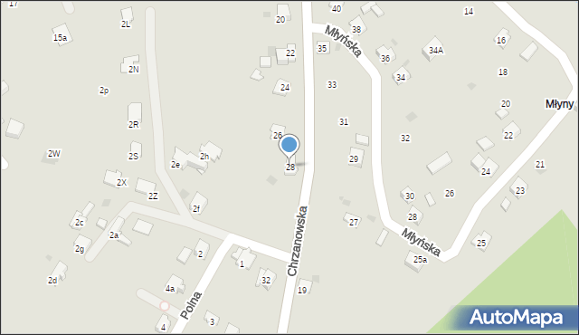 Trzebinia, Chrzanowska, 28, mapa Trzebinia