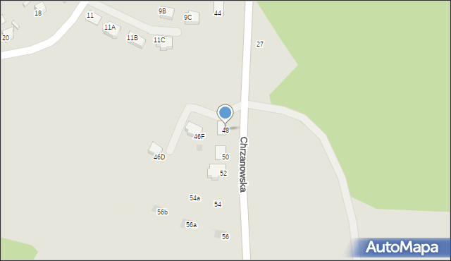 Trzebinia, Chrzanowska, 48, mapa Trzebinia