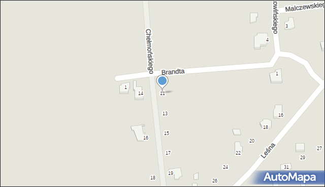 Turek, Chełmońskiego Józefa, 11, mapa Turka