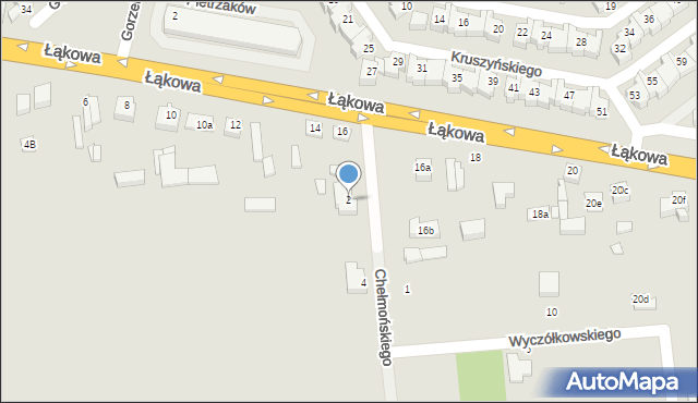 Turek, Chełmońskiego Józefa, 2, mapa Turka