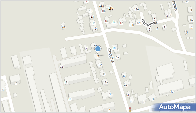 Turek, Chopina Fryderyka, 5, mapa Turka