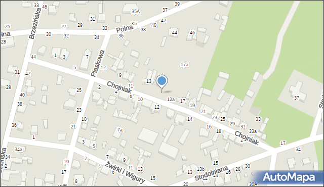 Tuszyn, Chojniak, 15, mapa Tuszyn