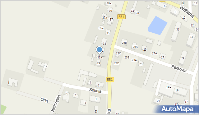 Unisław, Chełmińska, 31a, mapa Unisław