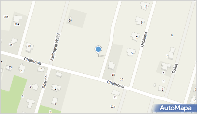 Urzut, Chabrowa, 20c, mapa Urzut