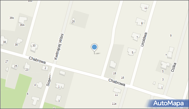 Urzut, Chabrowa, 20d, mapa Urzut