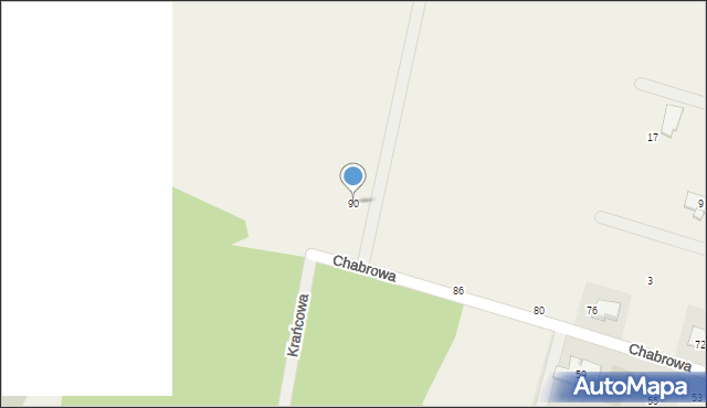 Urzut, Chabrowa, 90, mapa Urzut