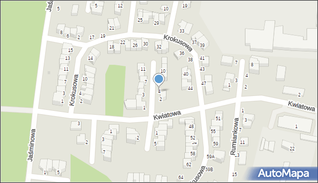 Ustka, Chabrowa, 4, mapa Ustka