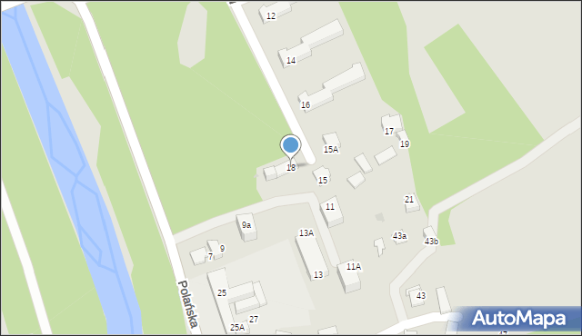 Ustroń, Chabrów, 18, mapa Ustroń