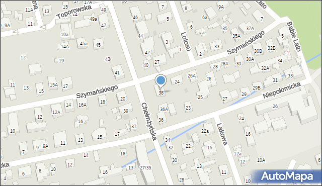 Warszawa, Chełmżyńska, 38, mapa Warszawy