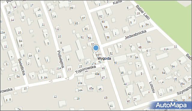 Warszawa, Chełmżyńska, 53/55, mapa Warszawy