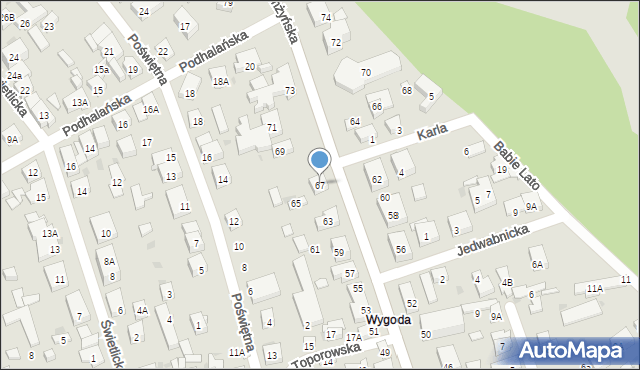 Warszawa, Chełmżyńska, 67, mapa Warszawy