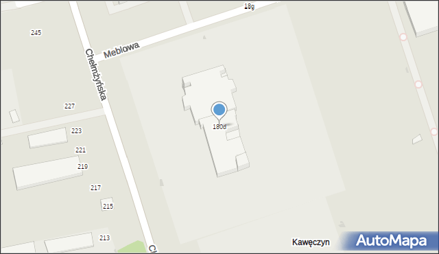 Warszawa, Chełmżyńska, 180d, mapa Warszawy