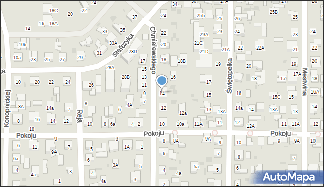 Wejherowo, Chmielewskiego Alfonsa, 14, mapa Wejherowo