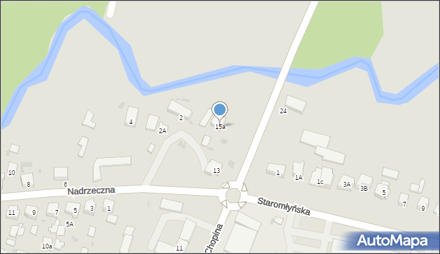 Wejherowo, Chopina Fryderyka, 15a, mapa Wejherowo