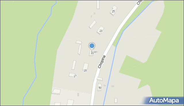 Wejherowo, Chopina Fryderyka, 21, mapa Wejherowo