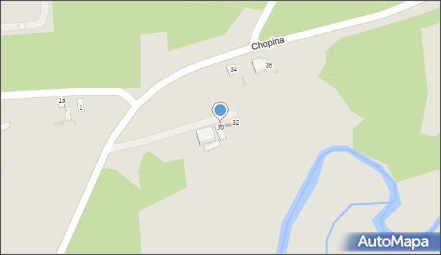 Wejherowo, Chopina Fryderyka, 30, mapa Wejherowo