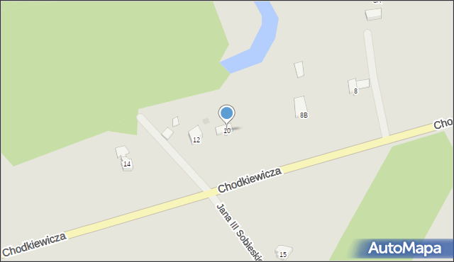 Wielbark, Chodkiewicza Jana Karola, hetm., 10, mapa Wielbark