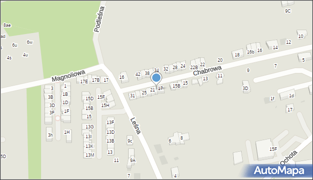 Wieliczka, Chabrowa, 19, mapa Wieliczka