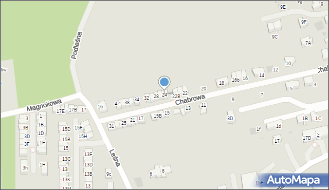 Wieliczka, Chabrowa, 24, mapa Wieliczka