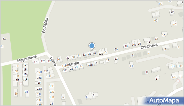 Wieliczka, Chabrowa, 26, mapa Wieliczka