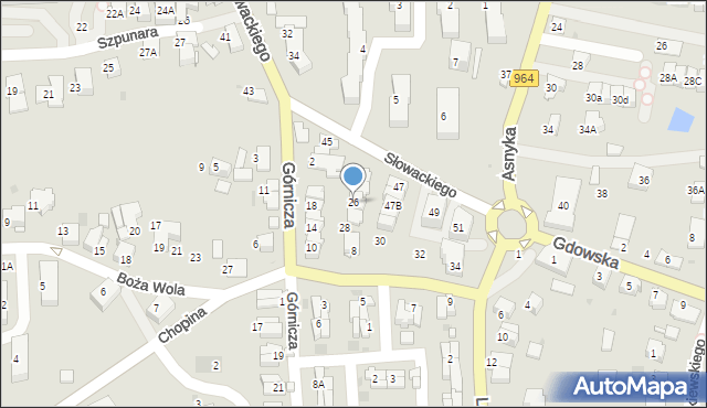 Wieliczka, Chopina Fryderyka, 26, mapa Wieliczka