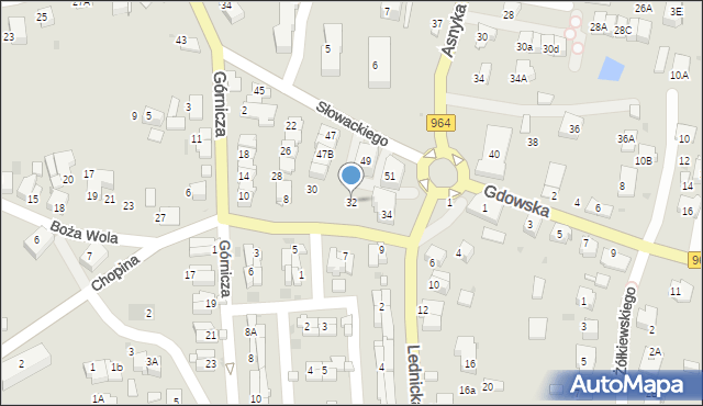 Wieliczka, Chopina Fryderyka, 32, mapa Wieliczka