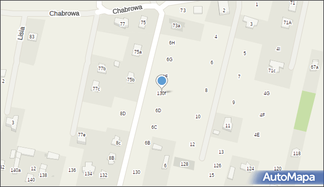 Wilkowa Wieś, Chopina Fryderyka, 130f, mapa Wilkowa Wieś