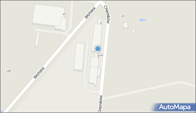 Wiskitki, Chemików, 1, mapa Wiskitki