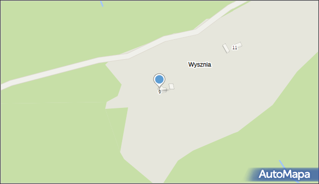 Wisła, Chłopska, 9, mapa Wisła