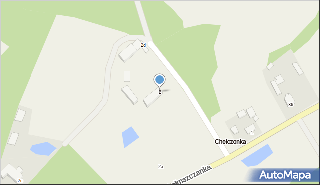 Włóki, Chełmszczanka, 2, mapa Włóki