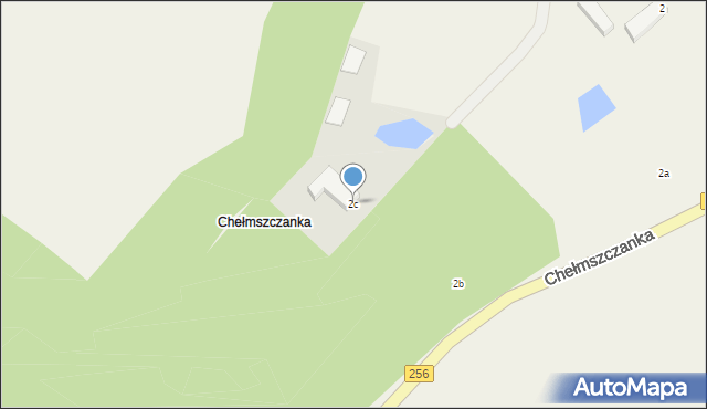 Włóki, Chełmszczanka, 2c, mapa Włóki