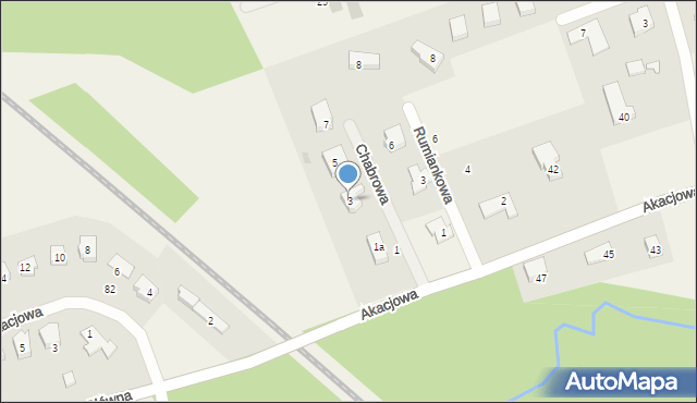 Włynkówko, Chabrowa, 3, mapa Włynkówko