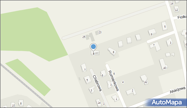 Włynkówko, Chabrowa, 8, mapa Włynkówko