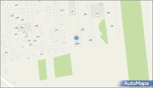 Wola Karczewska, Choiny, 16A, mapa Wola Karczewska