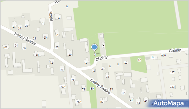 Wola Karczewska, Choiny, 3, mapa Wola Karczewska