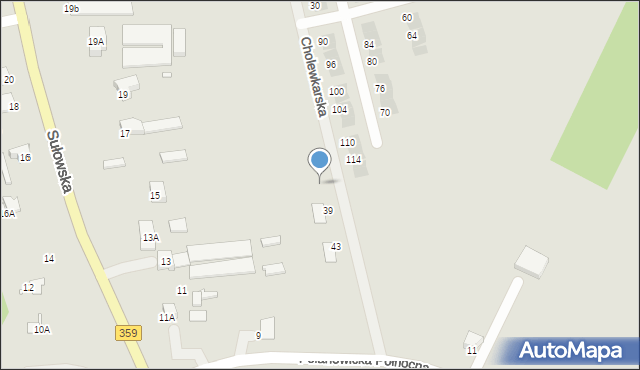 Wrocław, Cholewkarska, 37, mapa Wrocławia