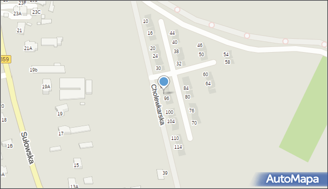 Wrocław, Cholewkarska, 94, mapa Wrocławia